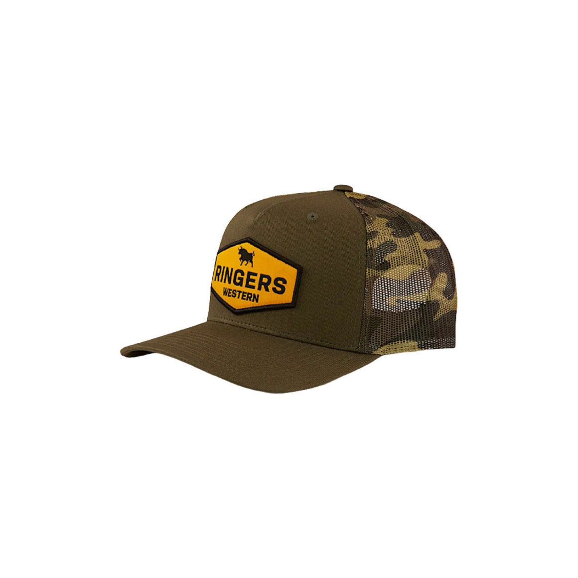 Ringers Western Scotty Trucker Cap - Military Green/Camo