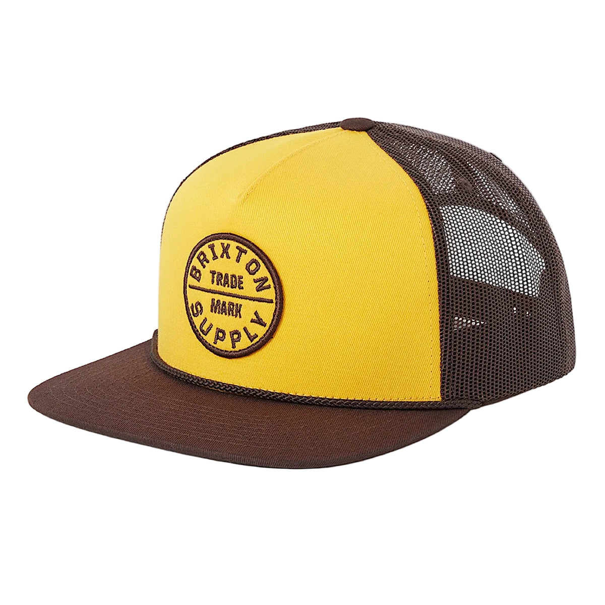 Brixton Oath MP Trucker Hat - Golden Hour/Coco