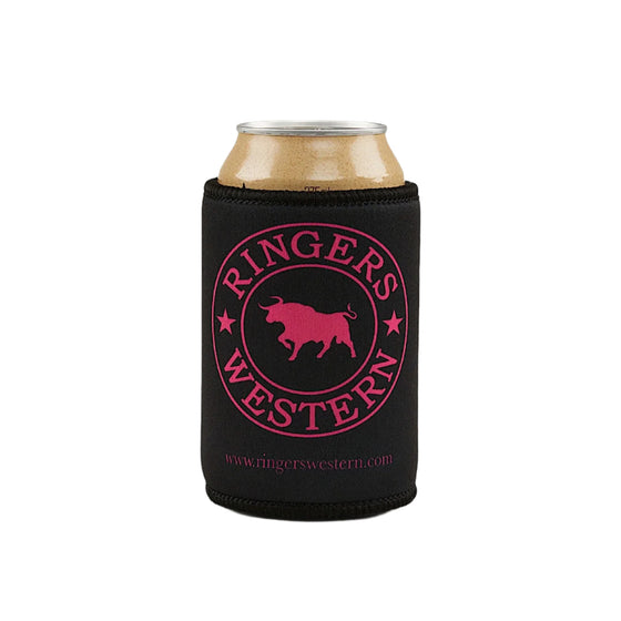 Ringers Western Signature Bull Stubby Cooler - Black/Melon