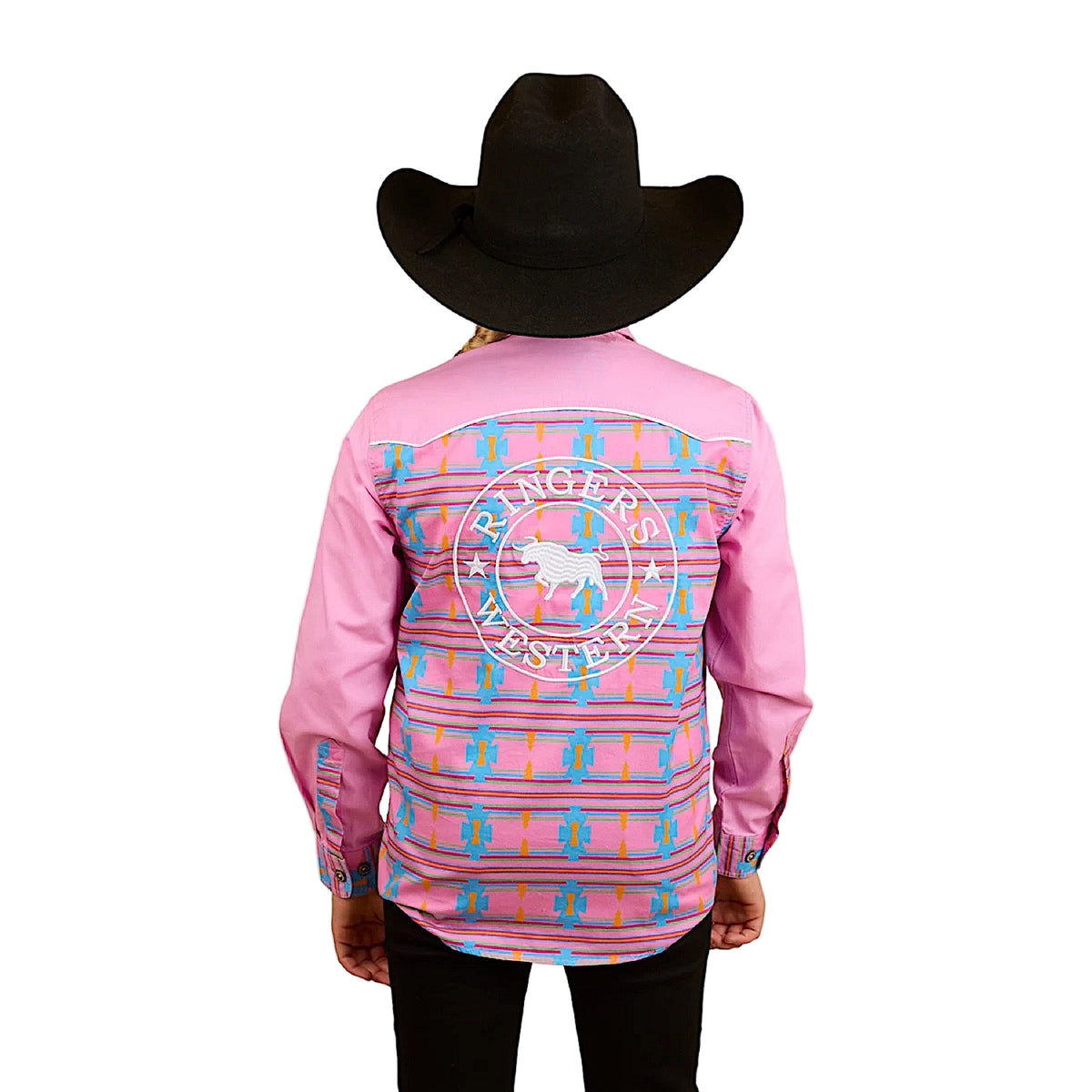 Ringers Western Kid's Oakley Limited Edition Work Shirt - Pink