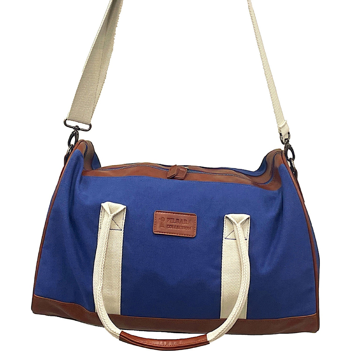 Pilbara Canvas Overnighter Bag - Blue