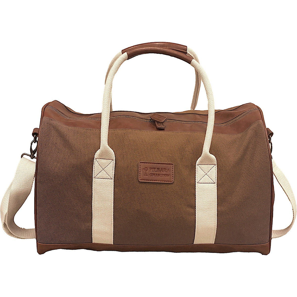 Pilbara Canvas Overnighter Bag - Brown