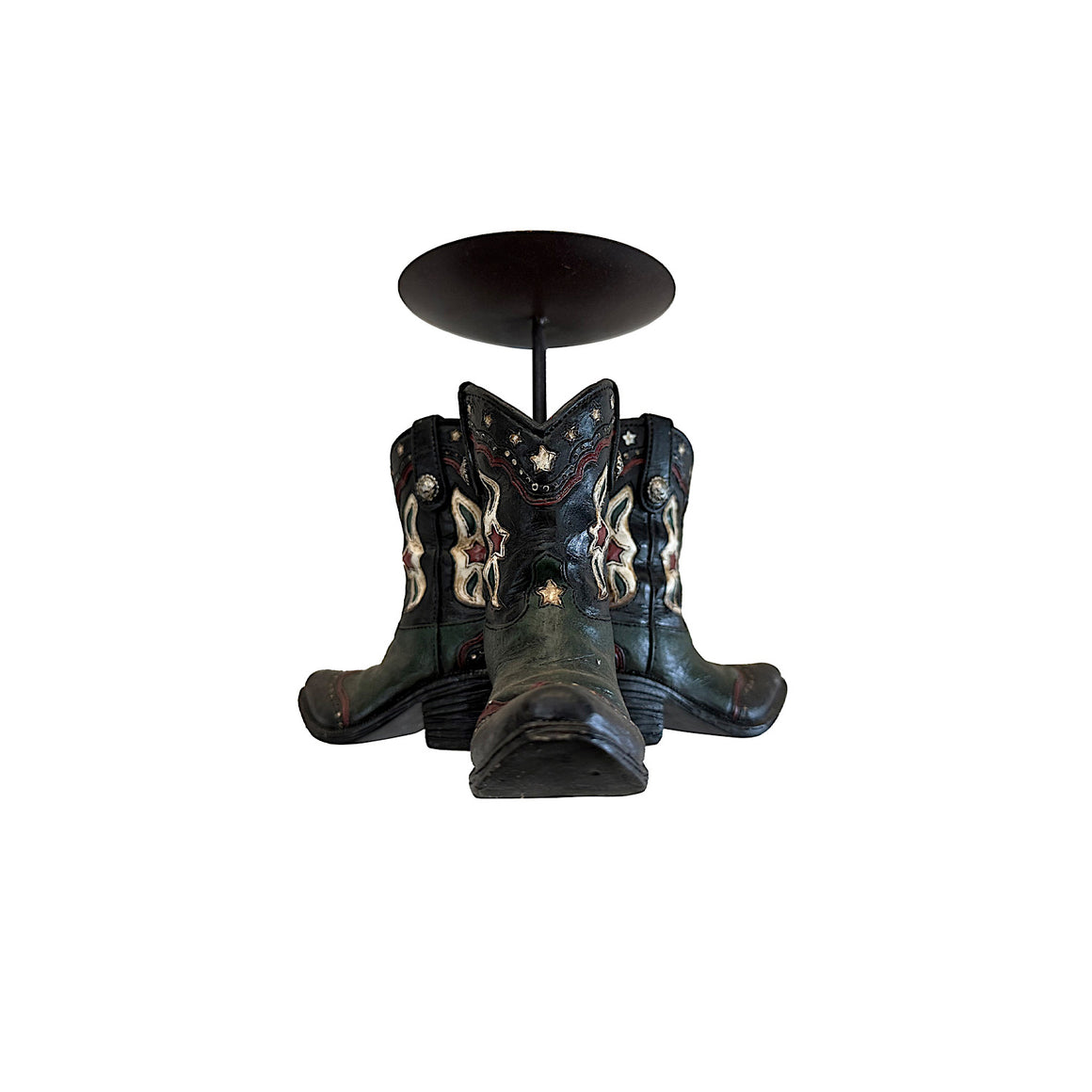 Pure Western Boot Candle Holder