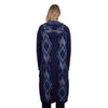 Pure Western Womens Lana Hooded Knitted Cardigan Navy/Multi