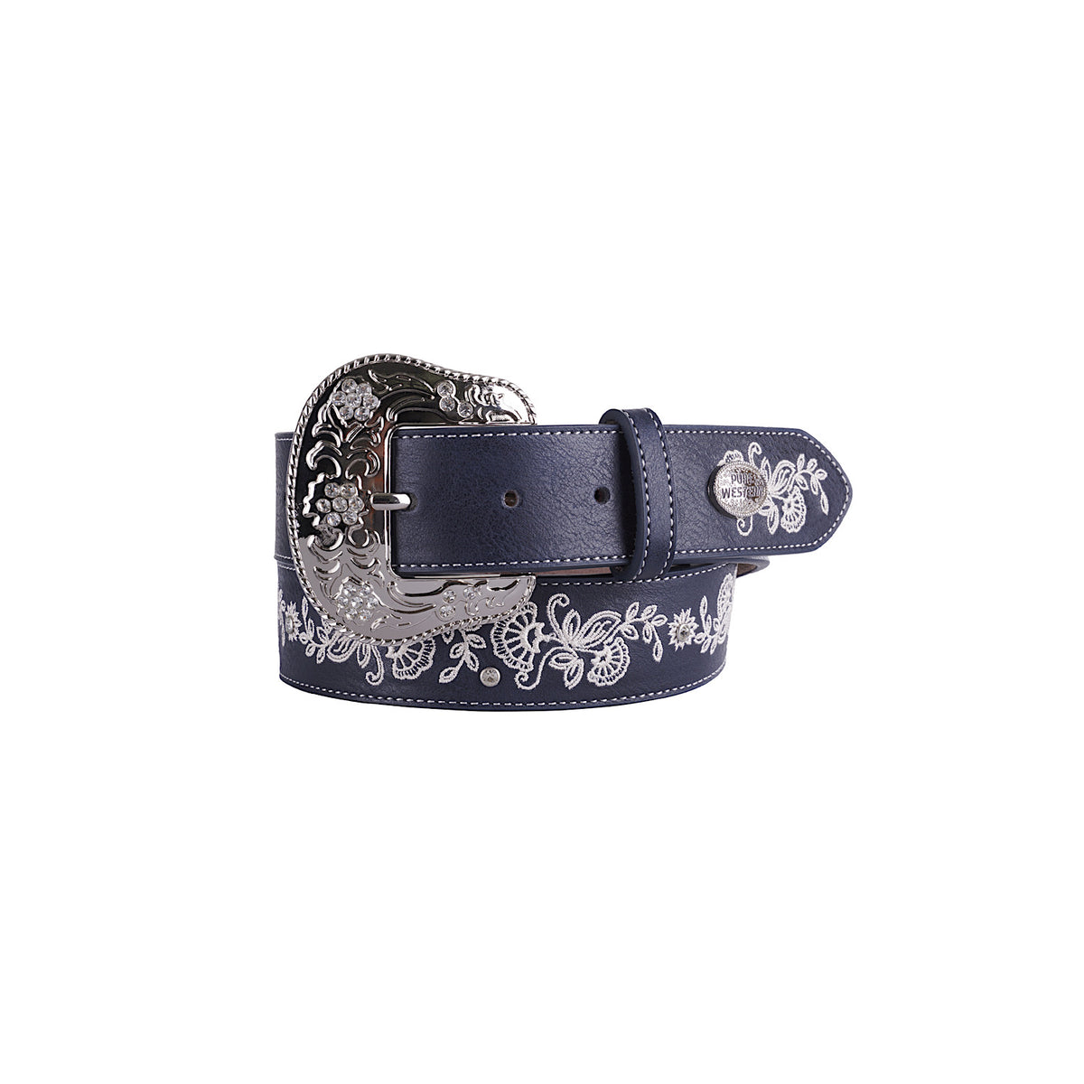 Pure Western Marlow Belt Navy