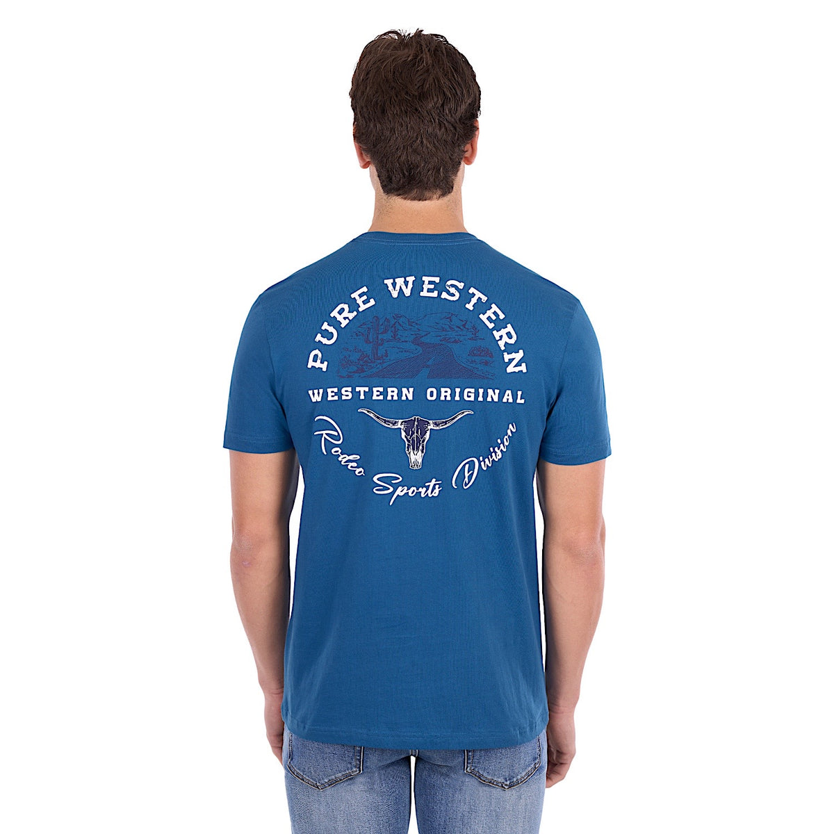 Pure Western Men's Craig Tee - Denim