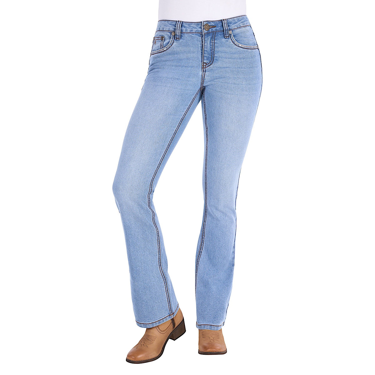 Pure Western Women's Juniper Boot Cut Jean - Light Sky