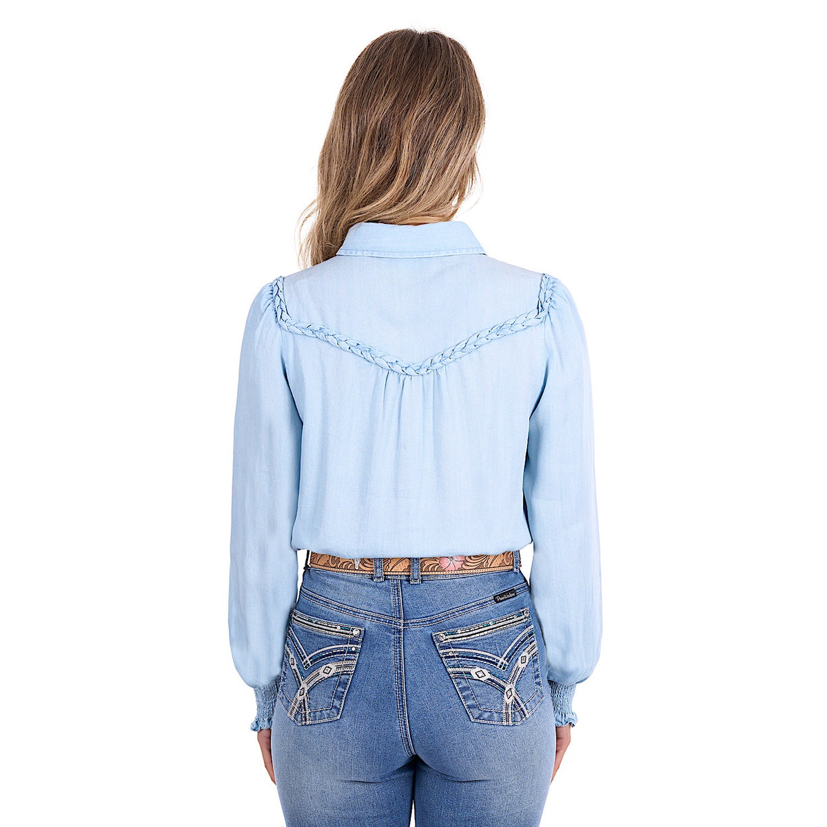 Pure Western Women's Daniela Shirt - Denim