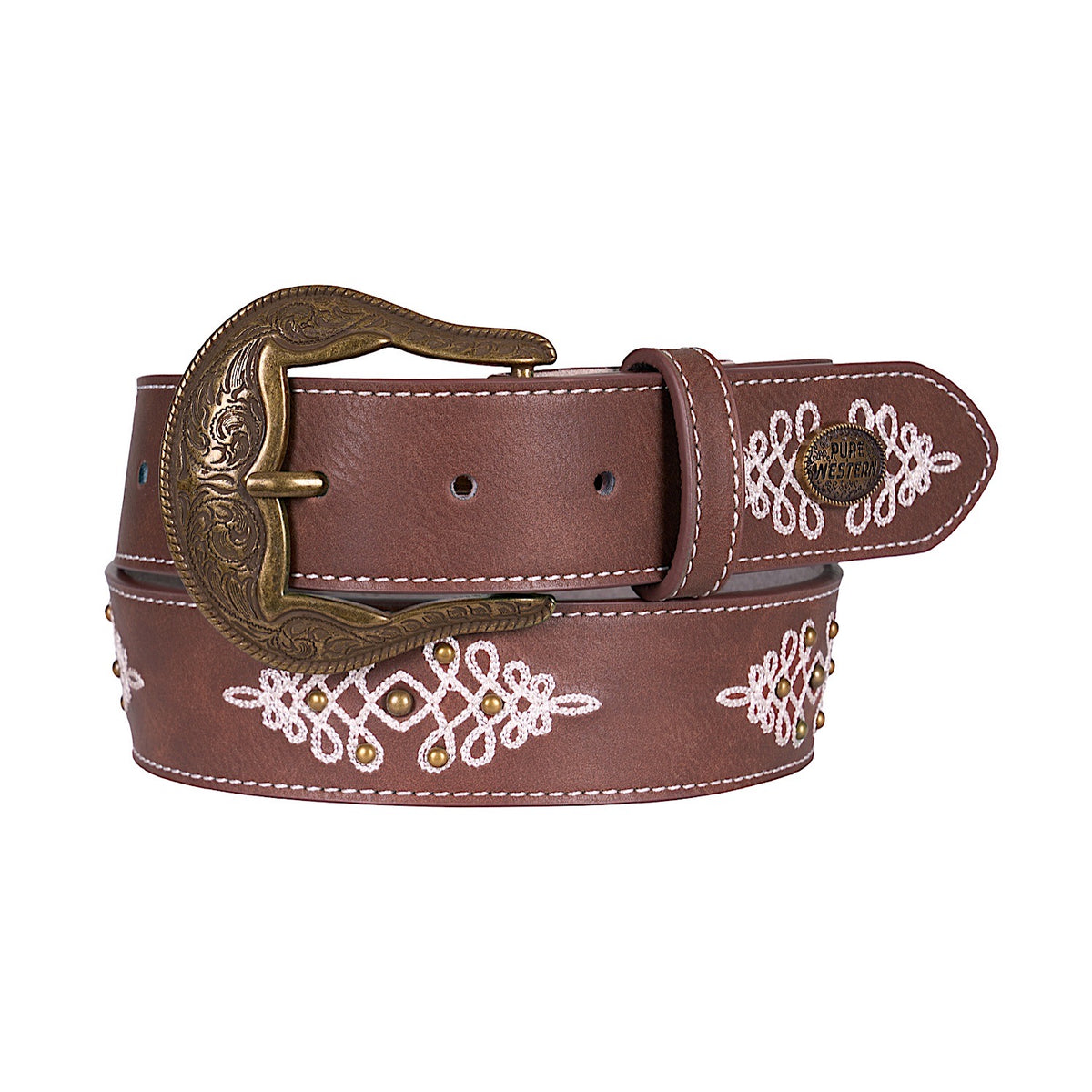 Pure Western Novalee Belt - Dark Tan