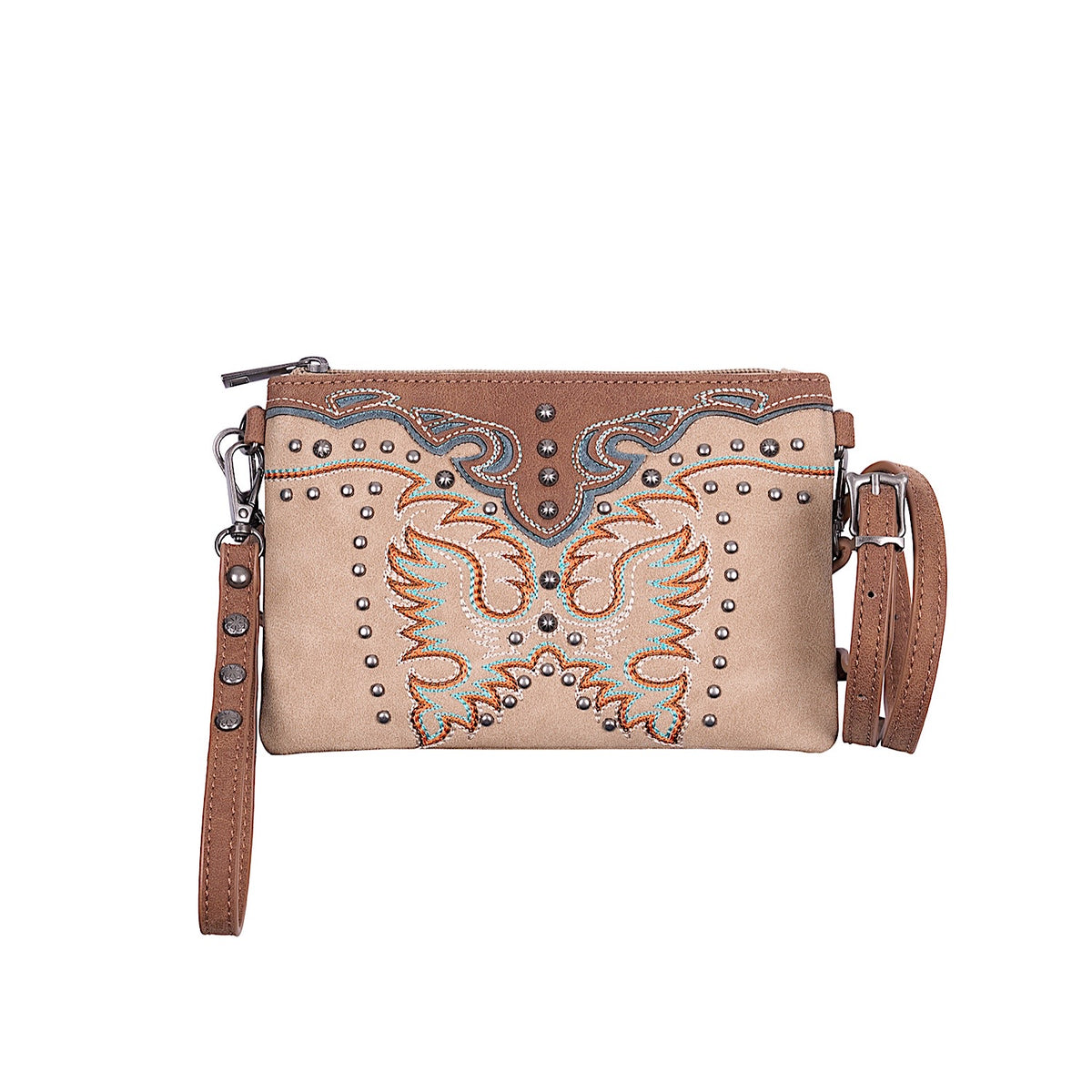 Pure Western Neve Wristlet Clutch Bag - Natural/Tan
