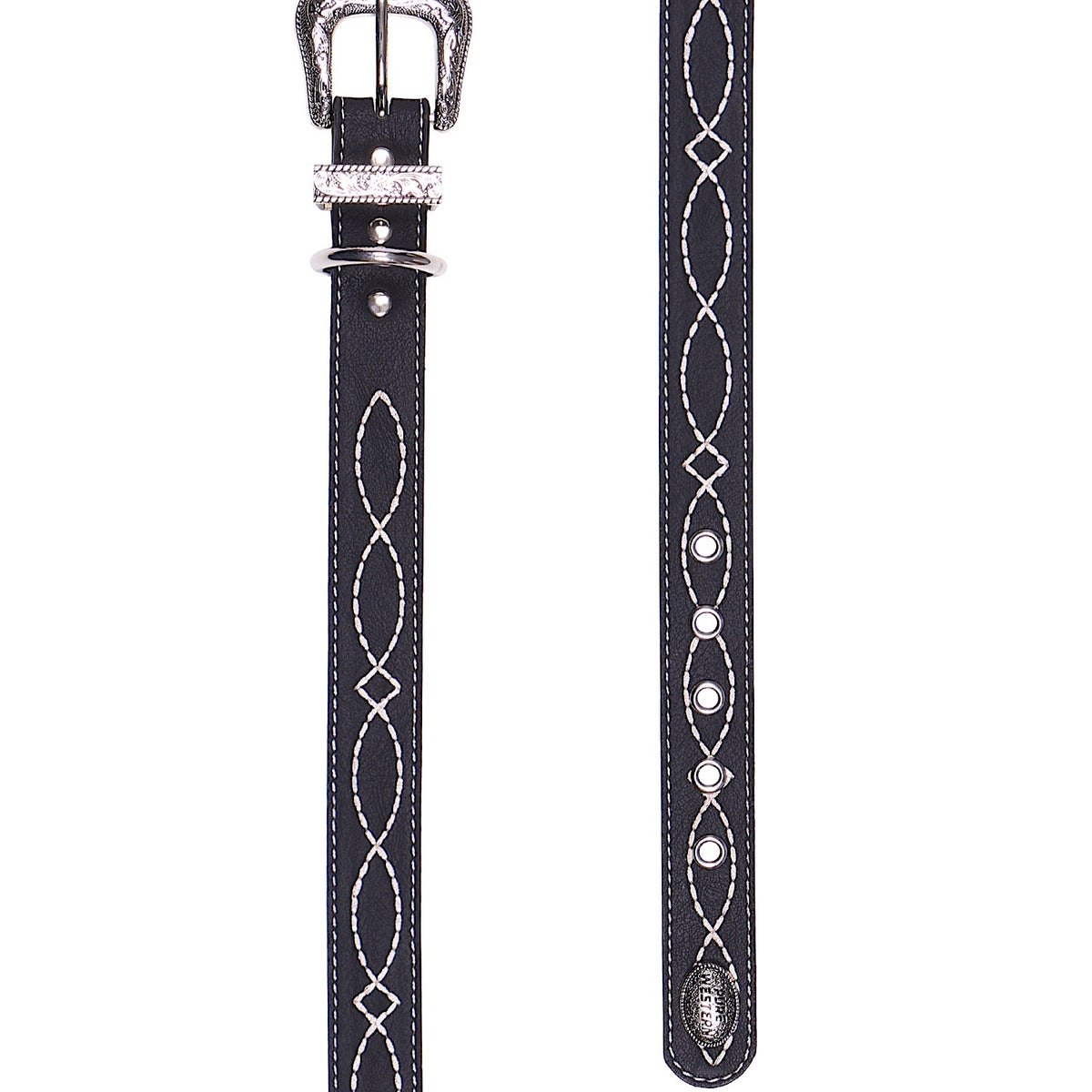 Pure Western Carey Dog Collar - Black