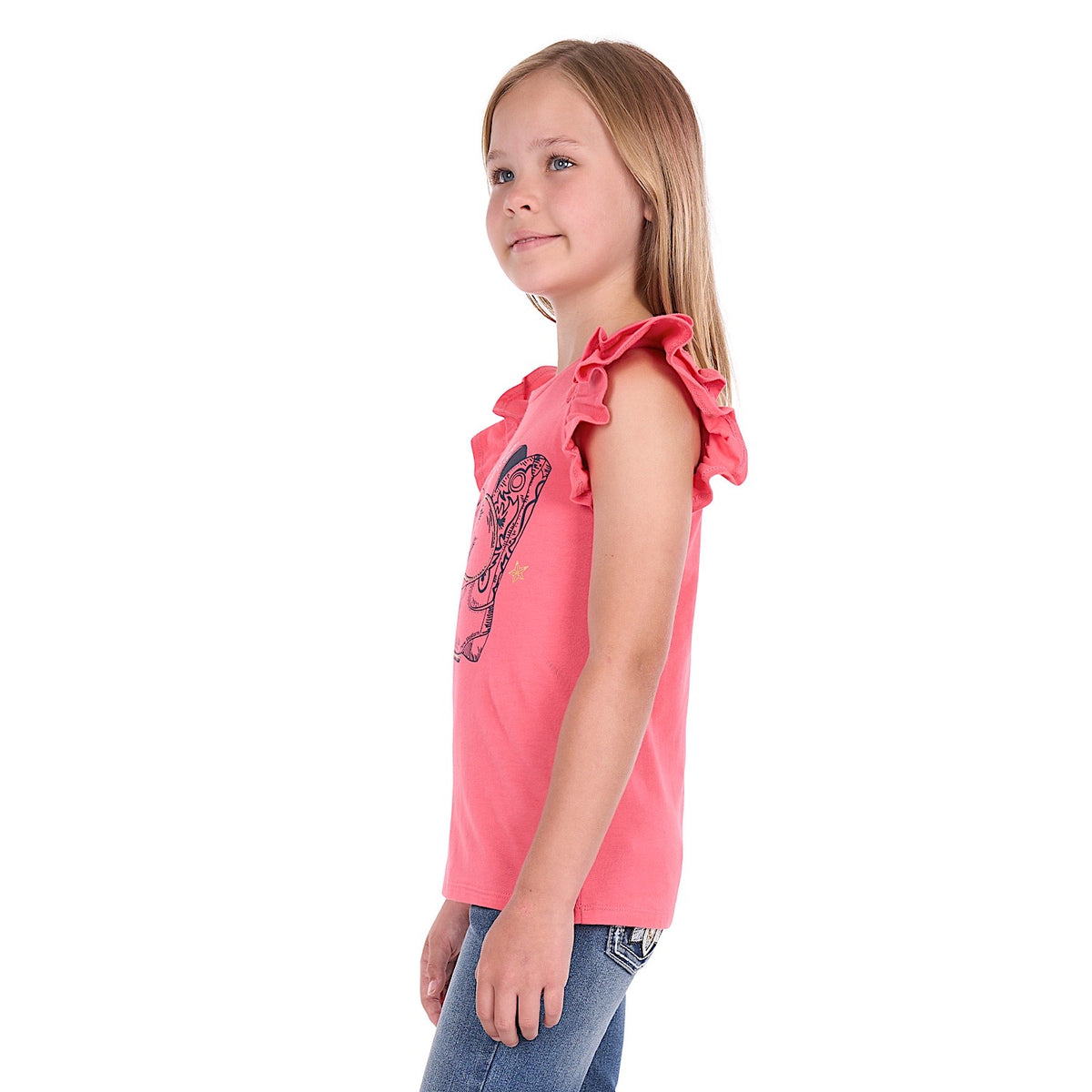Pure Western Girl's Alira Tee  - Pink
