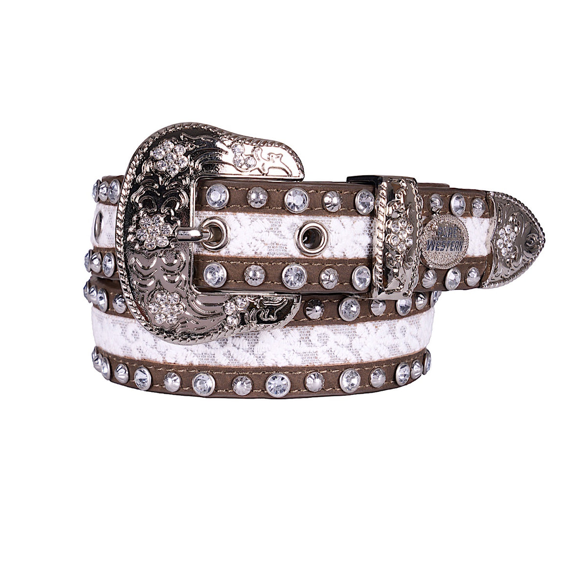 Pure Western Kid's Elaine Belt - Chocolate