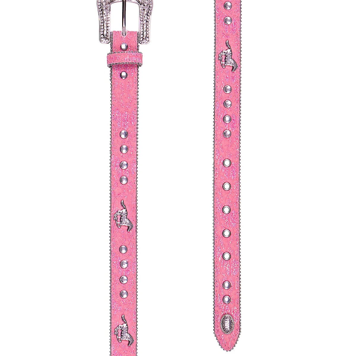 Pure Western Kid's Betina Belt - Hot Pink