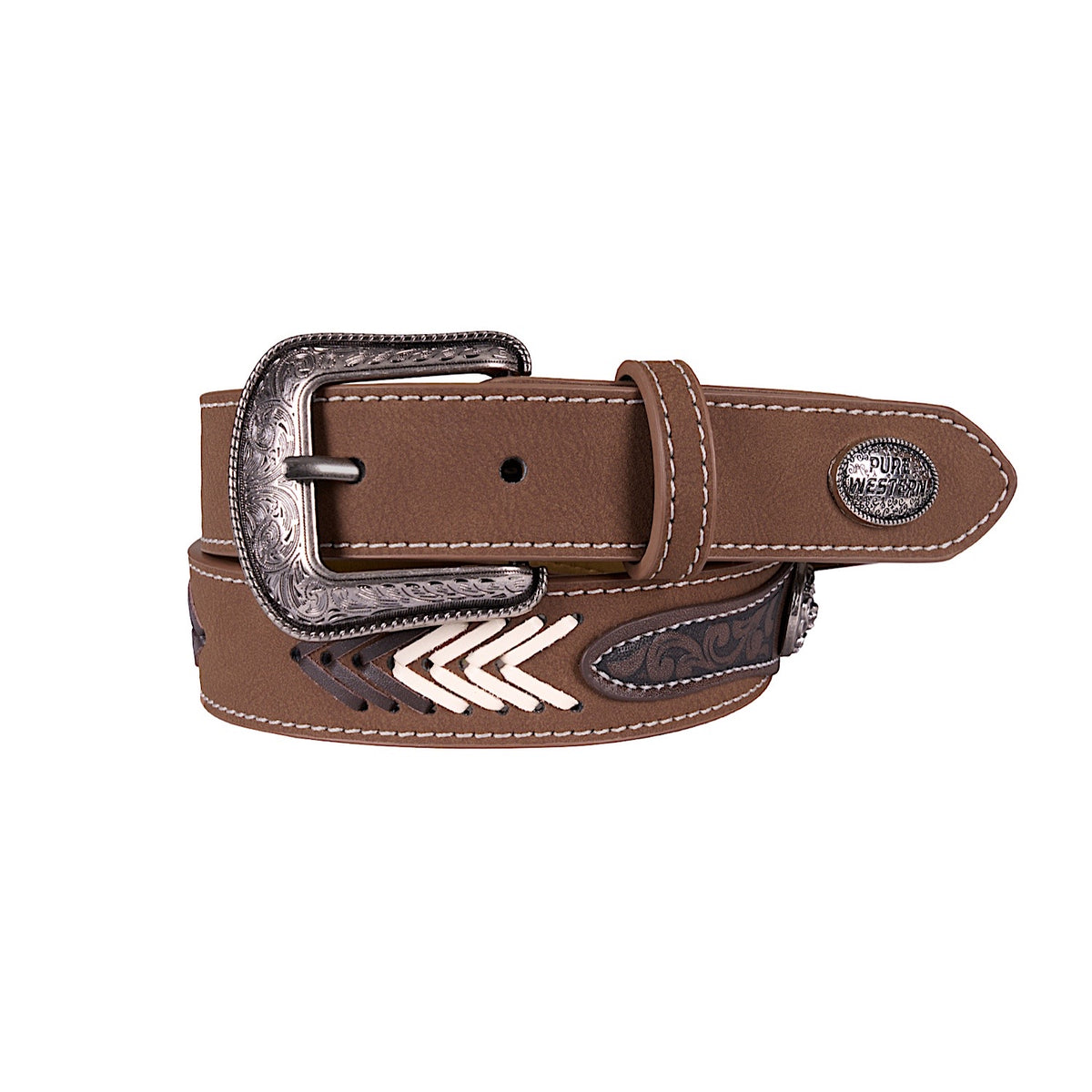 Pure Western Kid's Mikael Belt - Tan