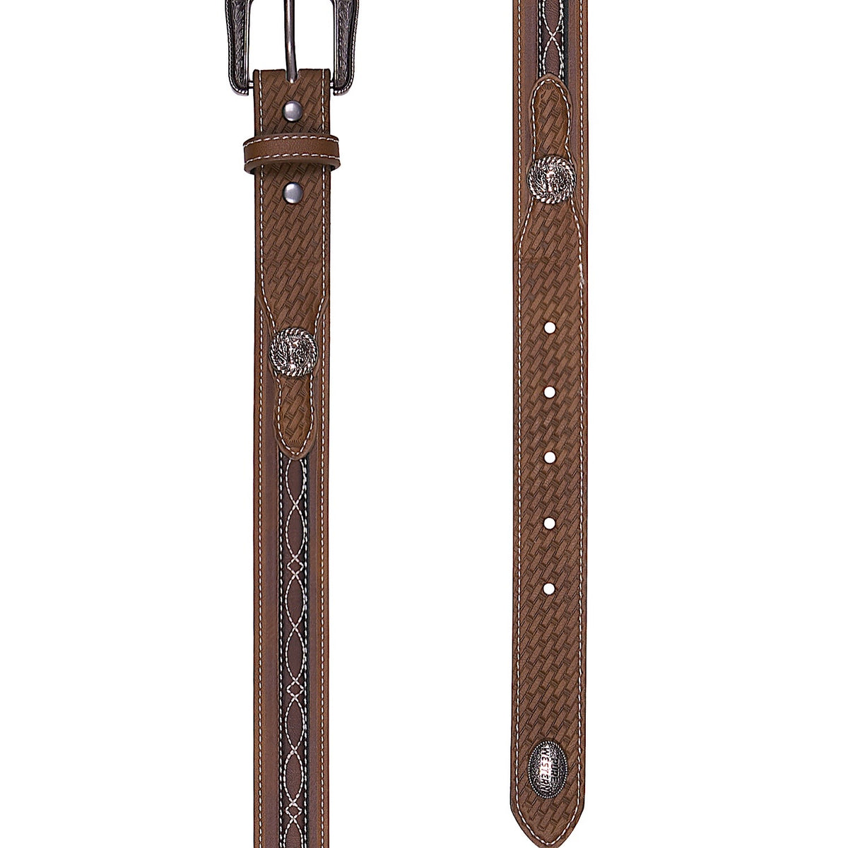Pure Western Kid's Kylon Belt - Tan