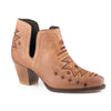 Roper Womens Rowdy Boot - Aztec Tan Burnished Leather