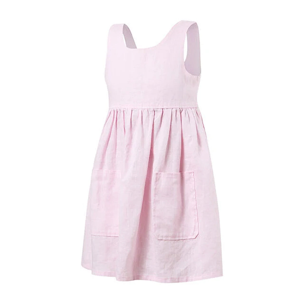 Pilbara Girls Zoe Linen Sun Dress - Pink