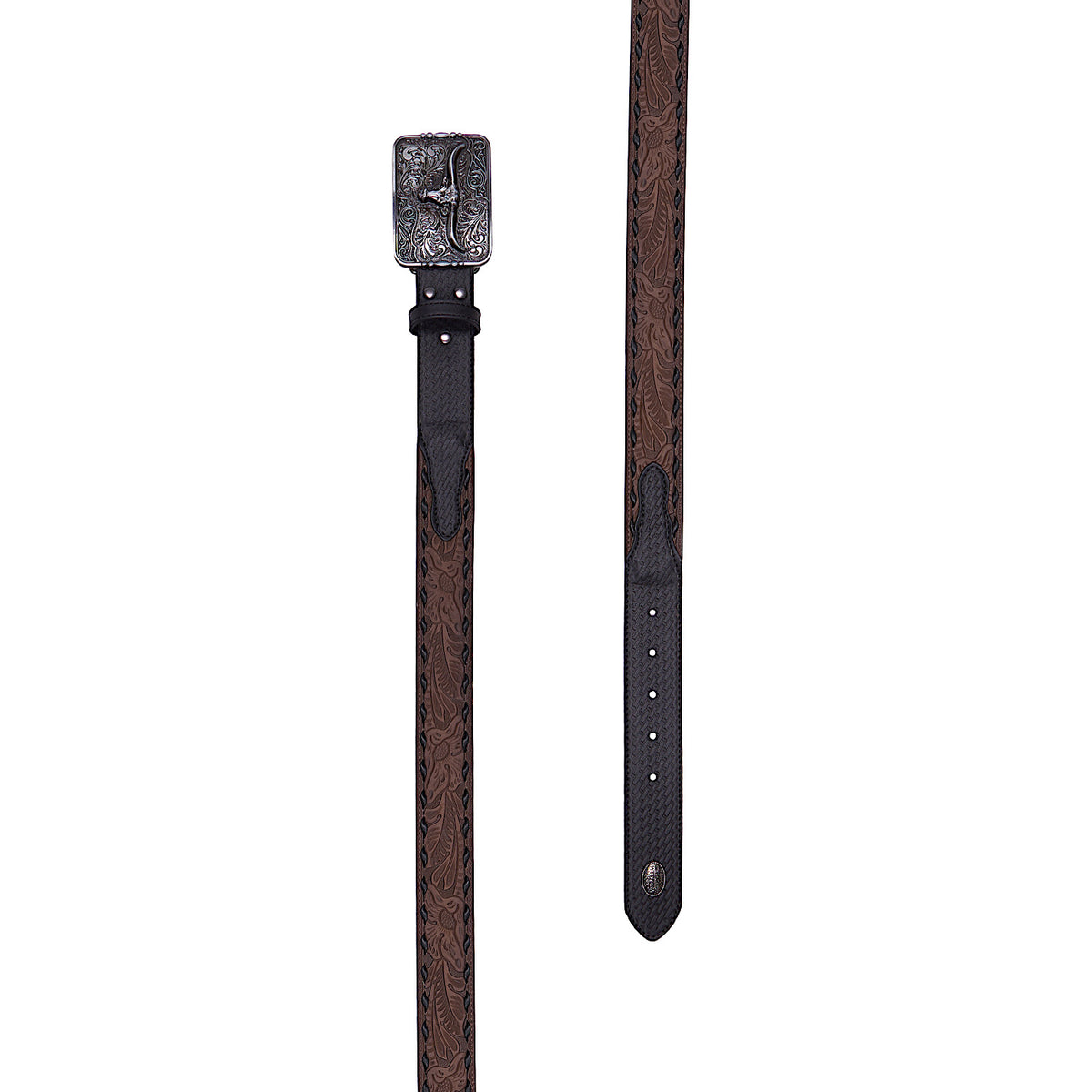 Pure Western Roderick Belt - Black/Tan