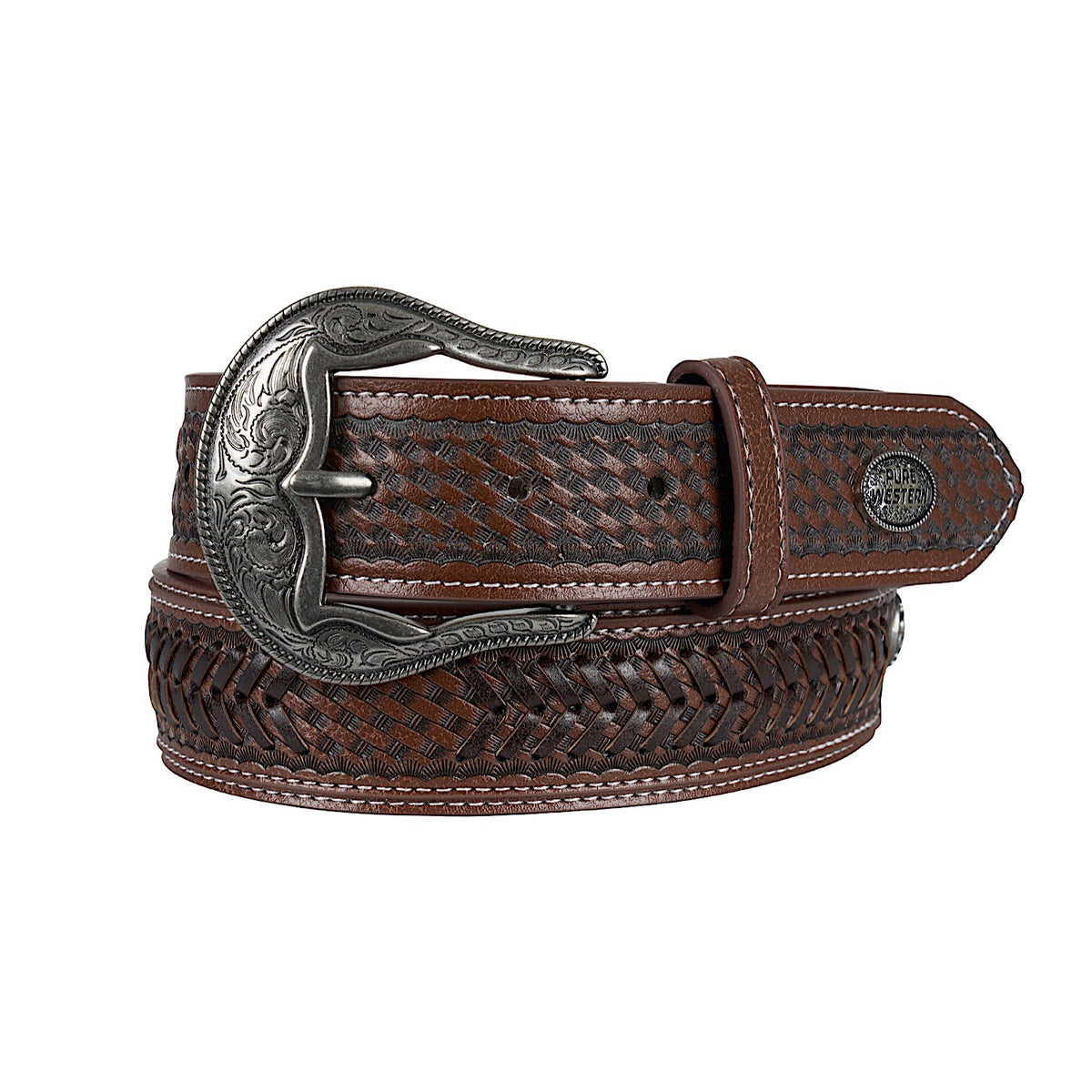 Pure Western Rylan Belt - Dark Tan