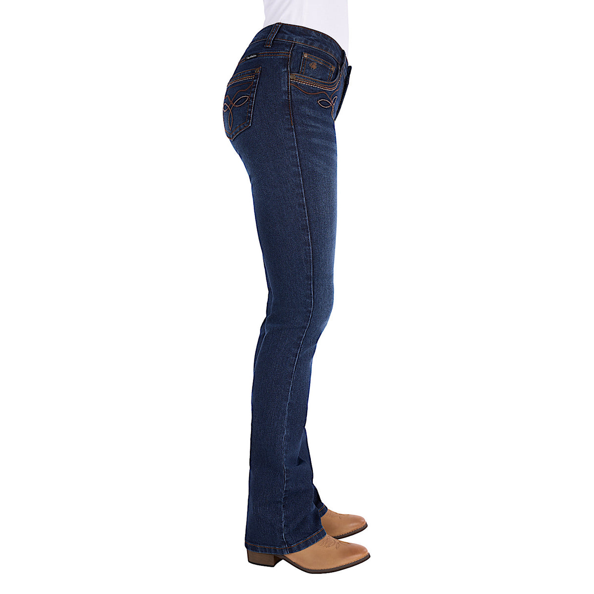 Pure Western Women's Eden Boot Cut Jean 34L - Evening Sky