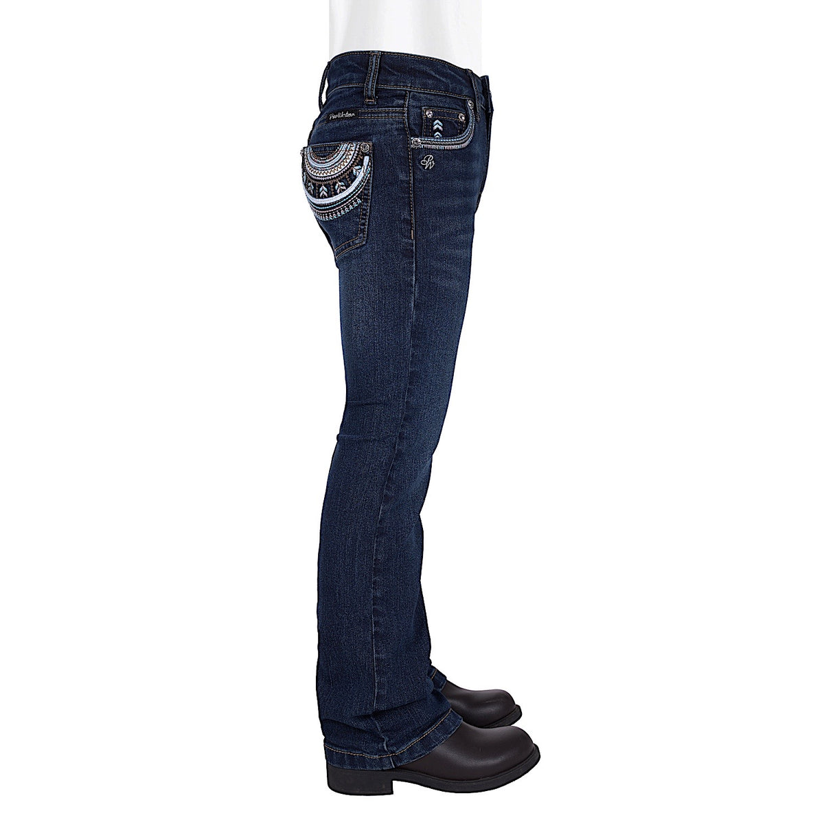 Pure Western Girl’s Pat Boot Cut Jean - Evening Sky