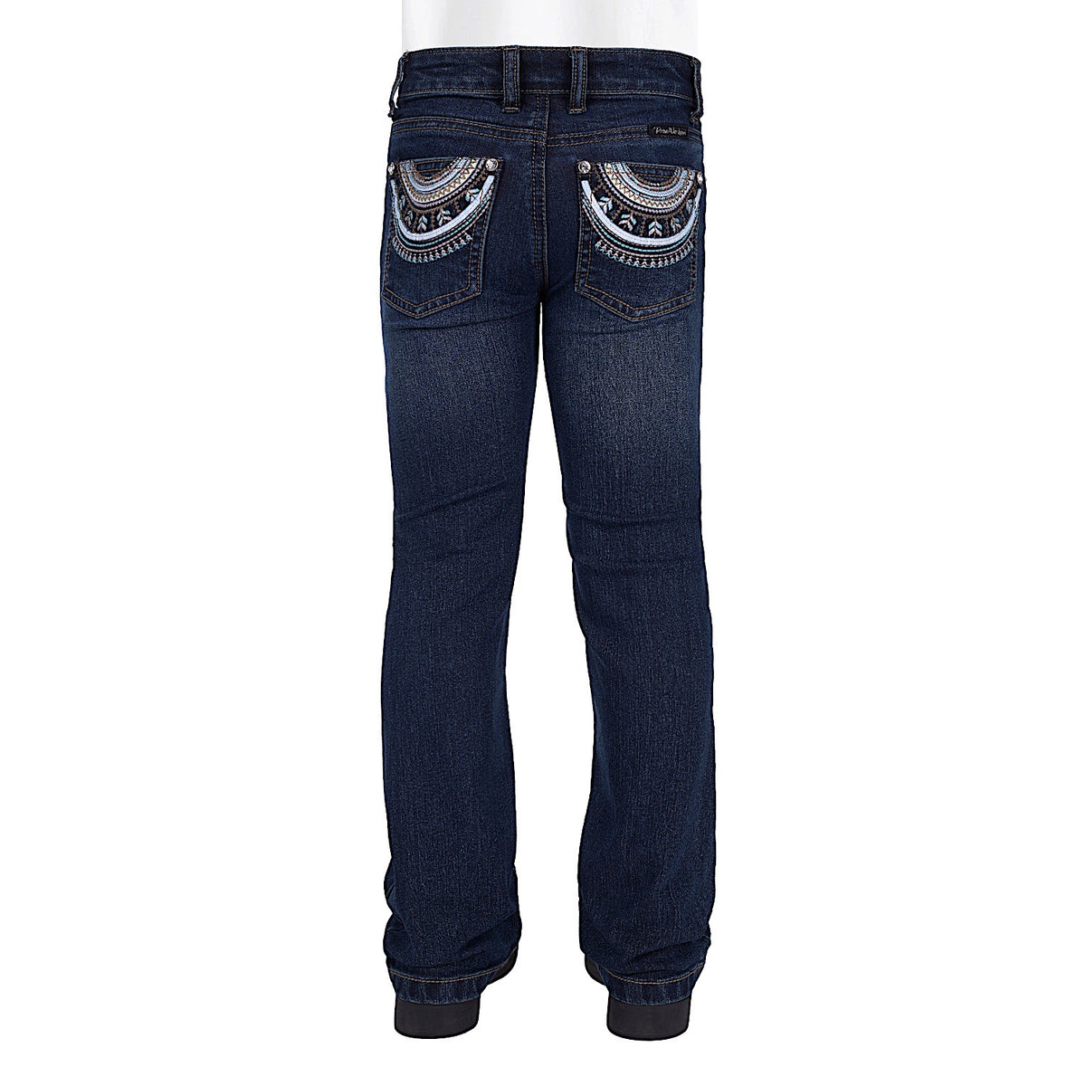 Pure Western Girl’s Pat Boot Cut Jean - Evening Sky