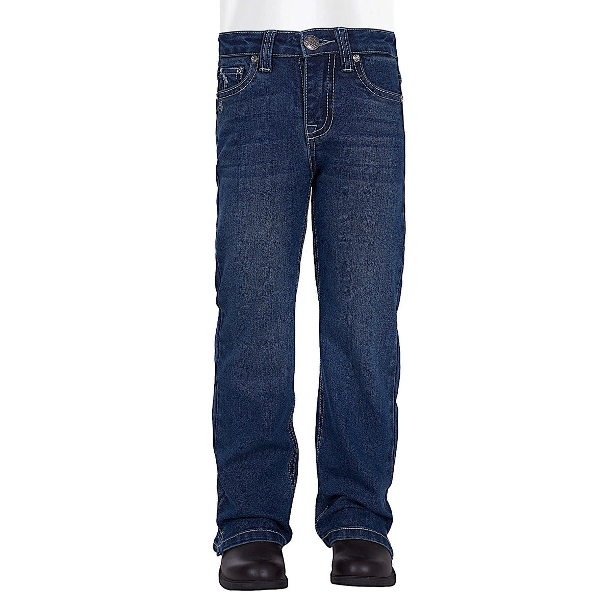 Pure Western Girl’s Louisa Straight Leg Jean - Indigo
