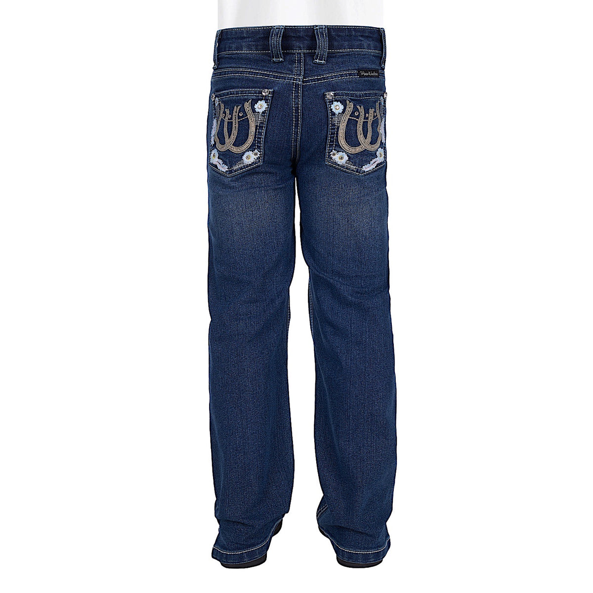Pure Western Girl’s Louisa Straight Leg Jean - Indigo