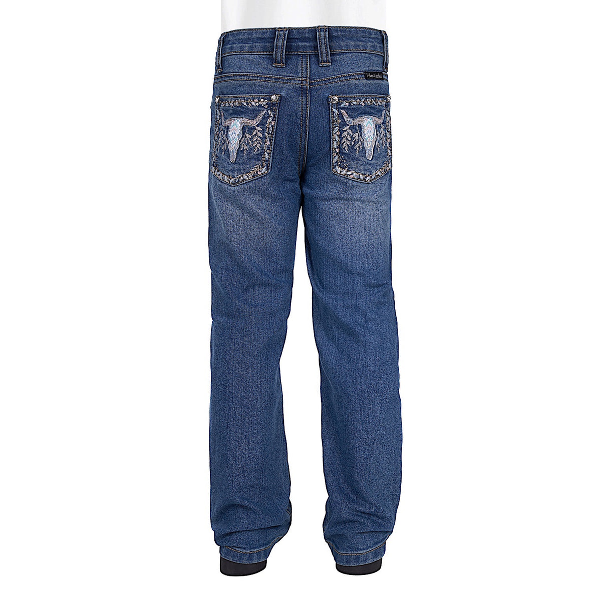 Pure Western Girl’s Ariana Boot Cut Jean - Retro Blue