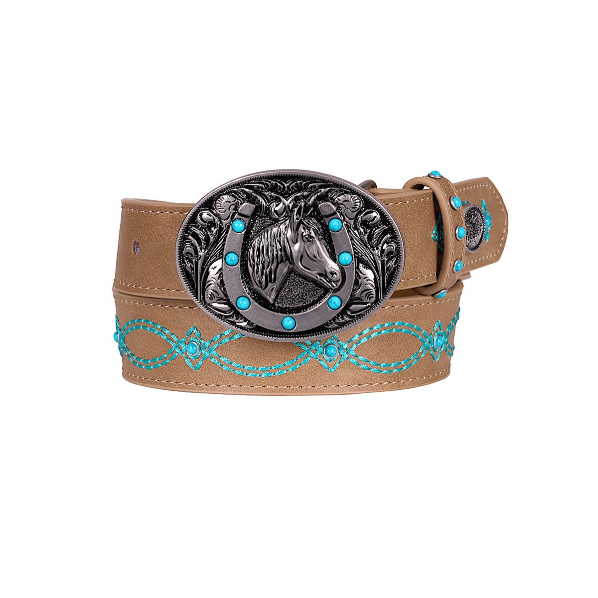 Pure Western Kid's Jojo Belt - Light Tan