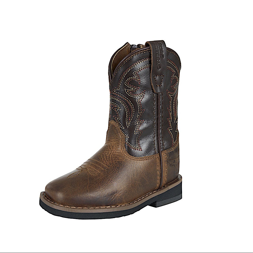 Pure Western Toddler and Children’s Carter Boot - Brown/Chocolate