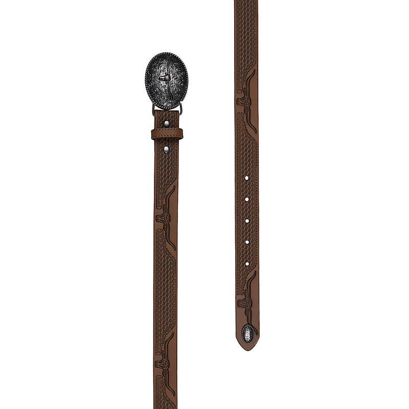 Pure Western Kid’s Colson Belt - Tan