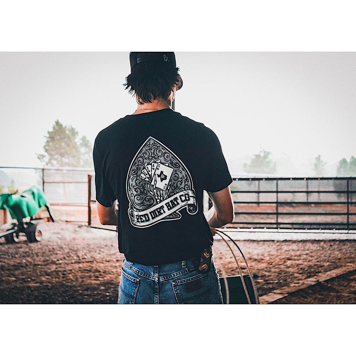 Red Dirt Hat Co Hold 'Em T-Shirt - Black