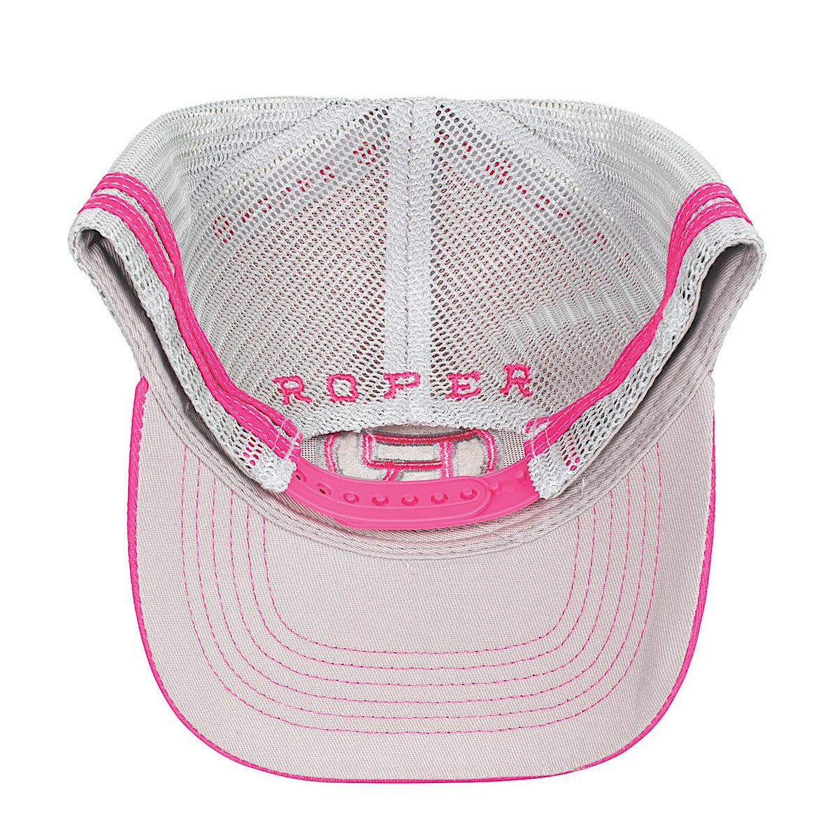 Roper Trucker Cap - Hot Pink