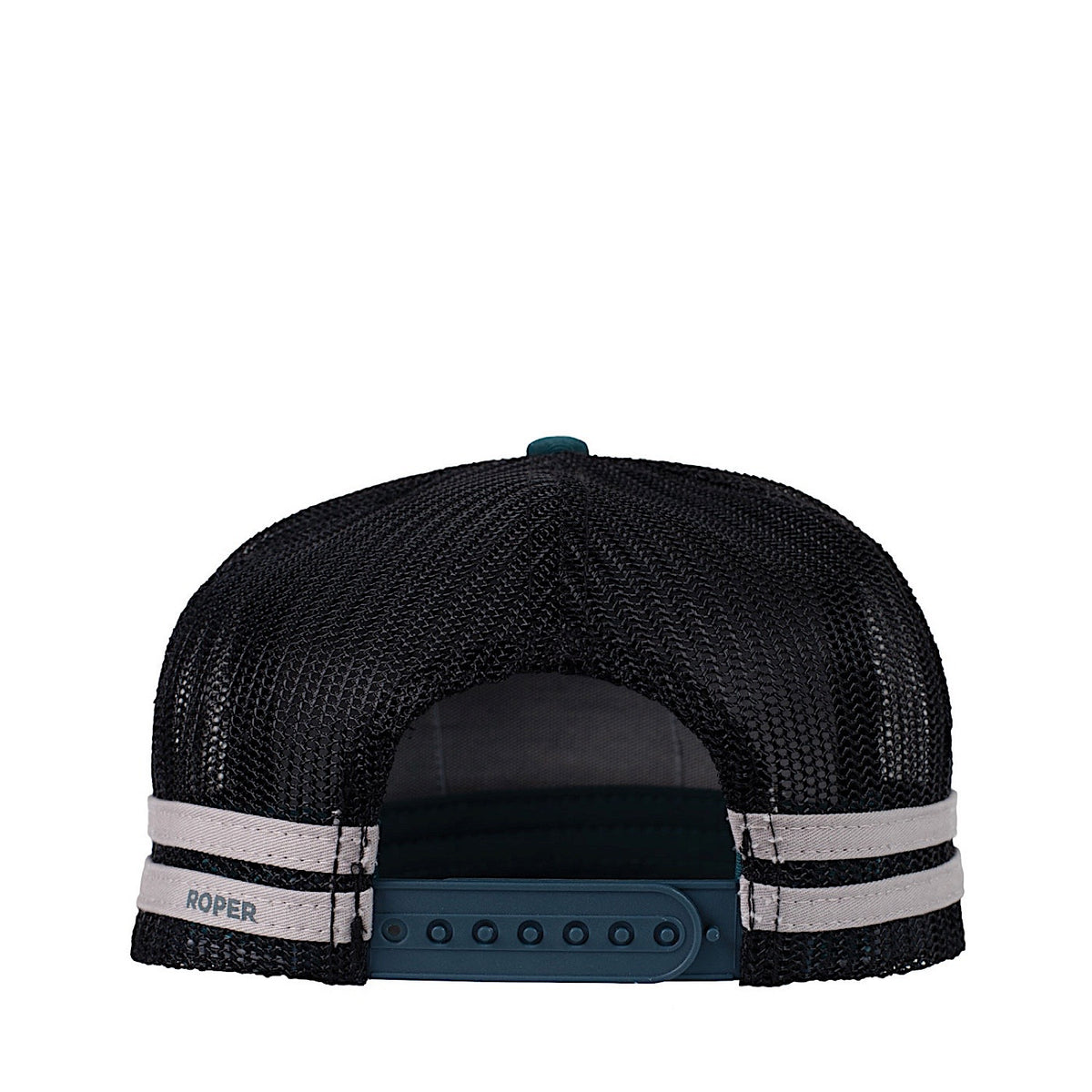 Roper Bull Skull Trucker Cap - Petrol