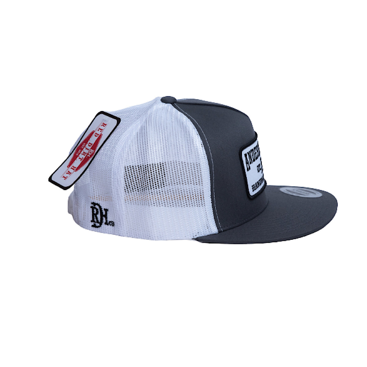 Red Dirt Hat Co Anderson Bean Cap - Charcoal/White
