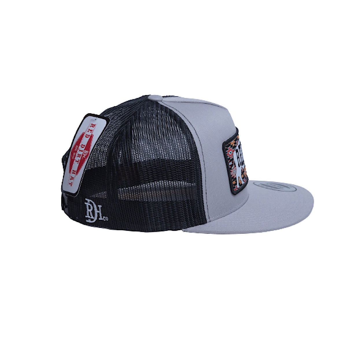 Red Dirt Hat Co Great White Buffalo Cap - Grey/White
