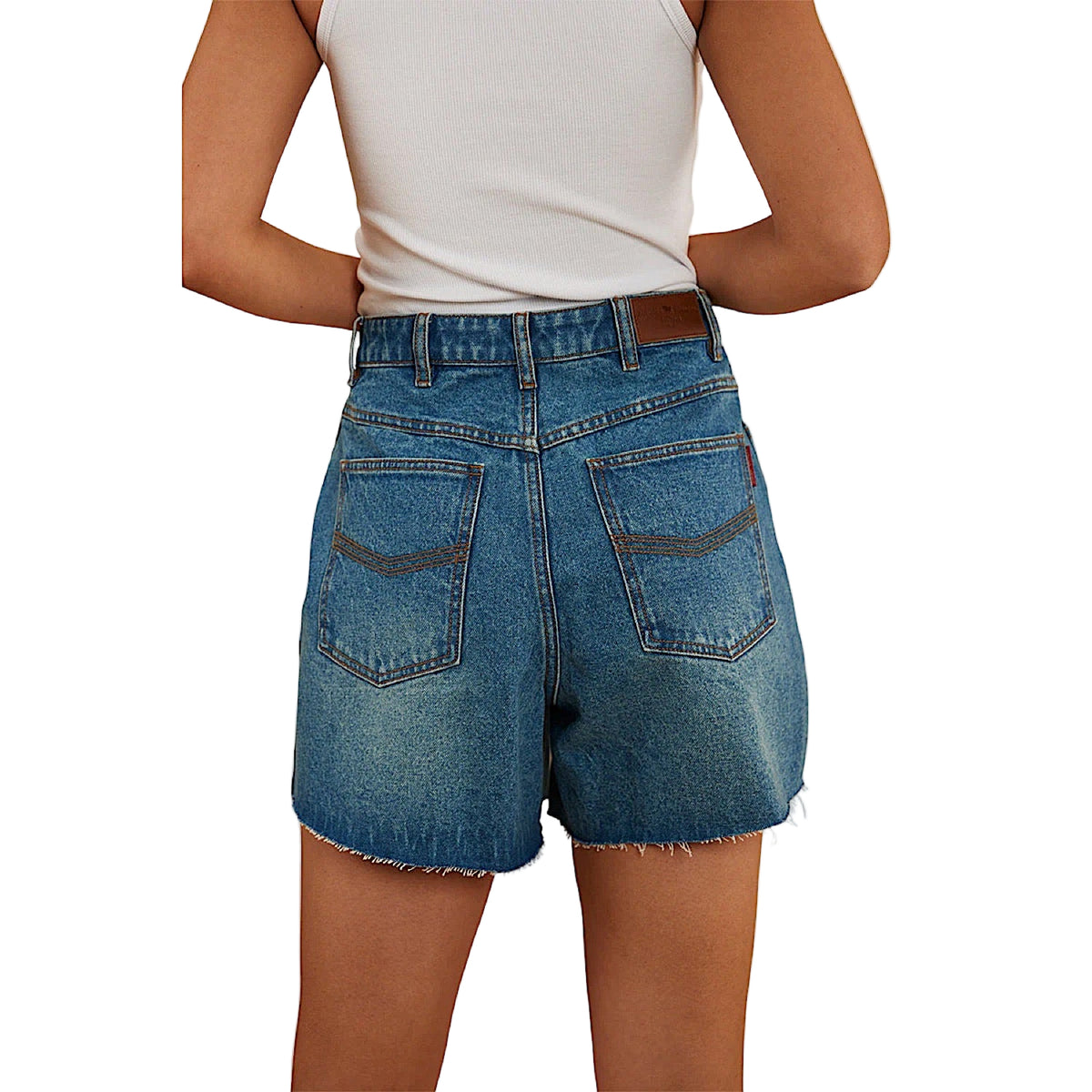 Ringers Western Women’s Remy Denim Short - Mid Wash Blue