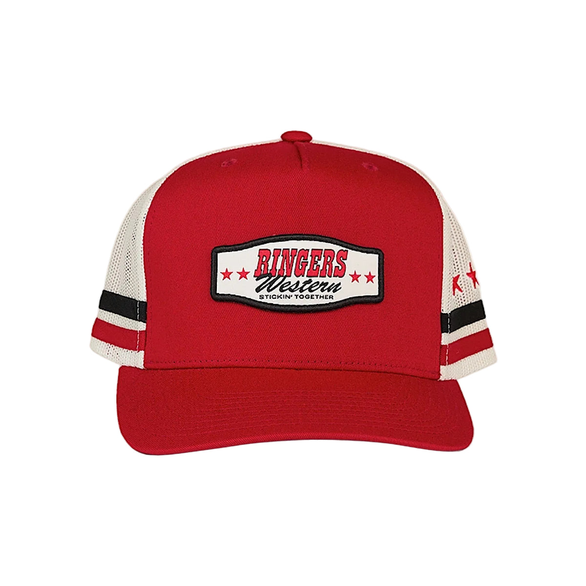 Ringers Western Retro Garage Deep Fit Trucker Cap - Red