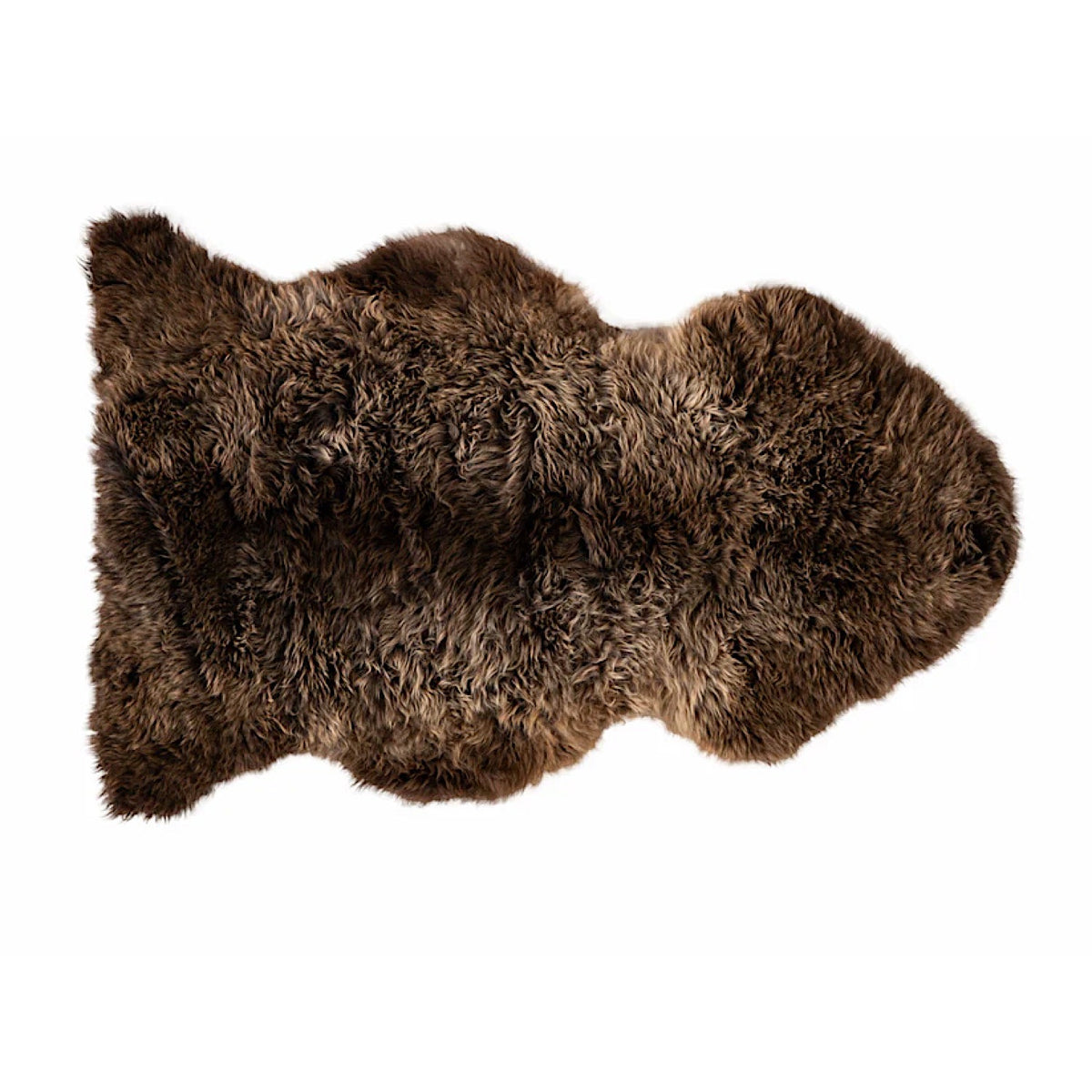 Fibre Long Wool New Zealand Rug - Natural Browns