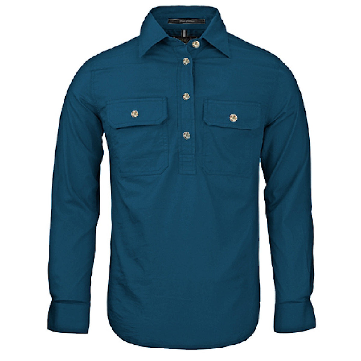 Pilbara Women's Closed Front L/S Shirt - Diesel