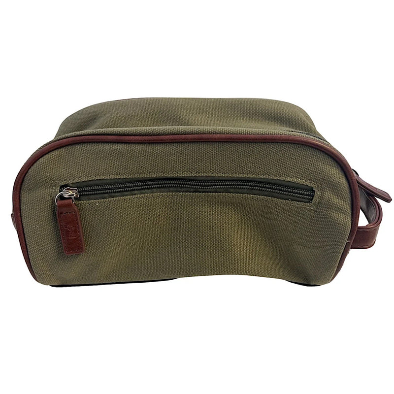 Pilbara Canvas Toiletry Bag - Olive