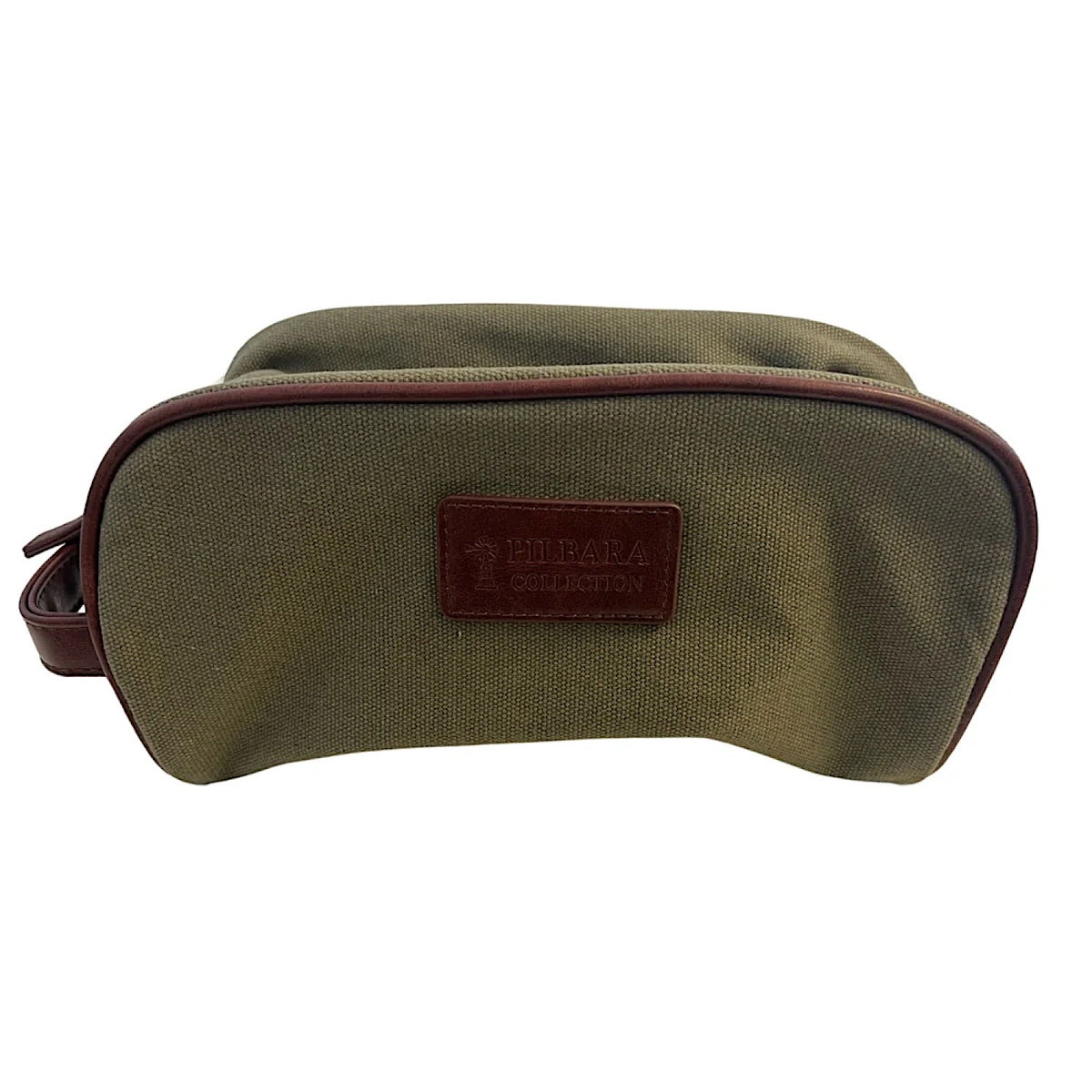 Pilbara Canvas Toiletry Bag - Olive