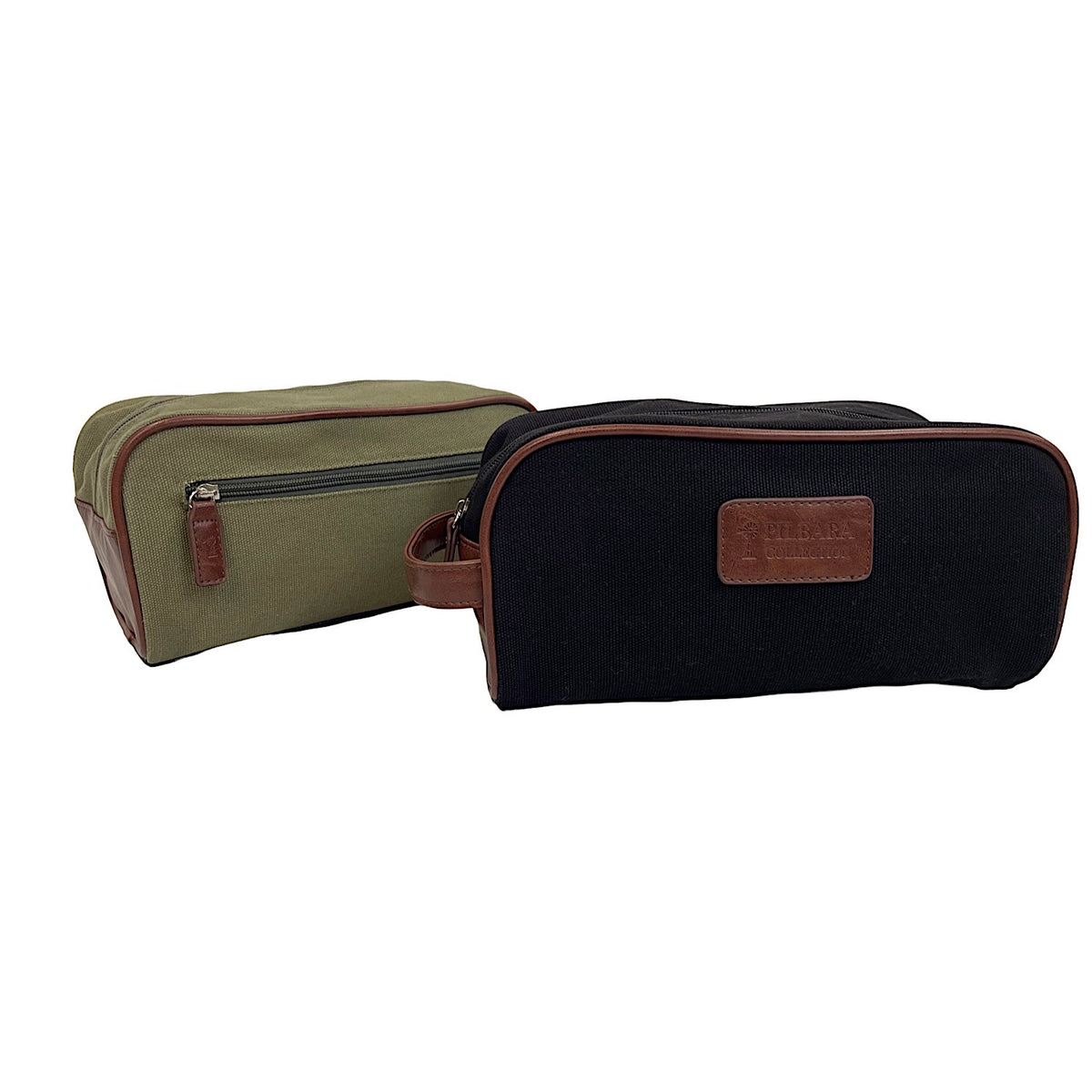 Pilbara Canvas Toiletry Bag - Olive