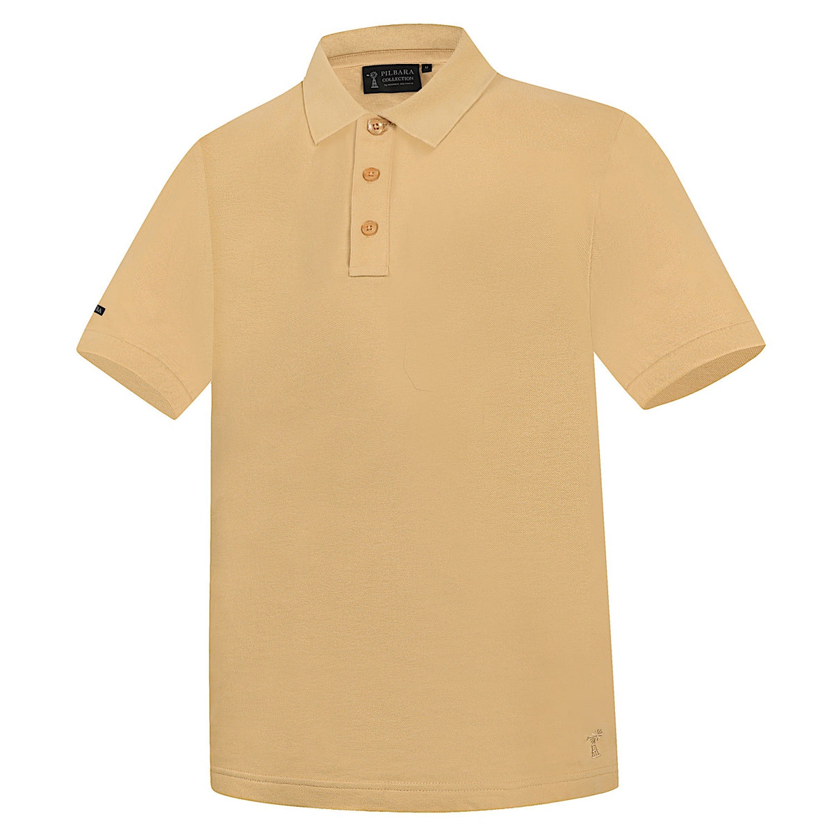 Pilbara Mens Classic Polo - Golden Rough