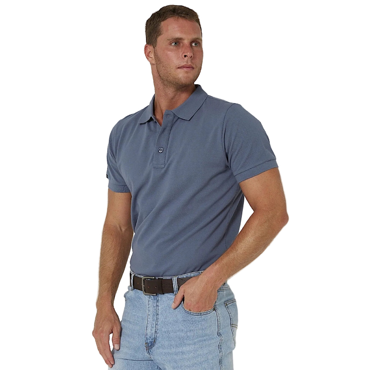 Pilbara Men's Classic Polo - Bluesteel
