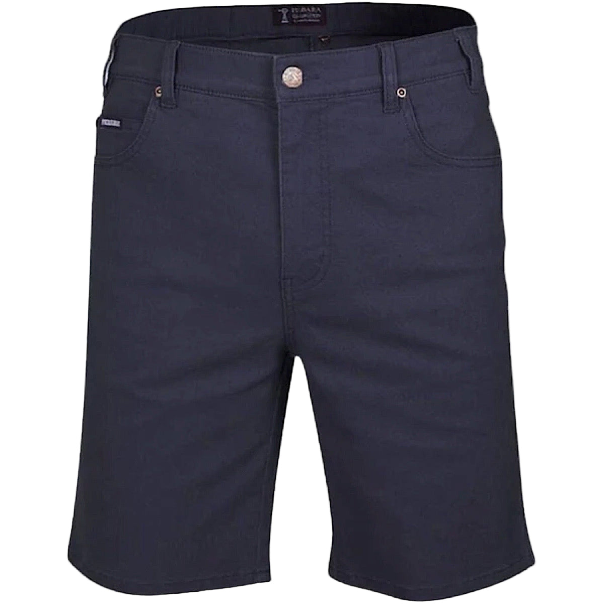 Pilbara Mens Cotton Stretch Jean Short - Ink Navy