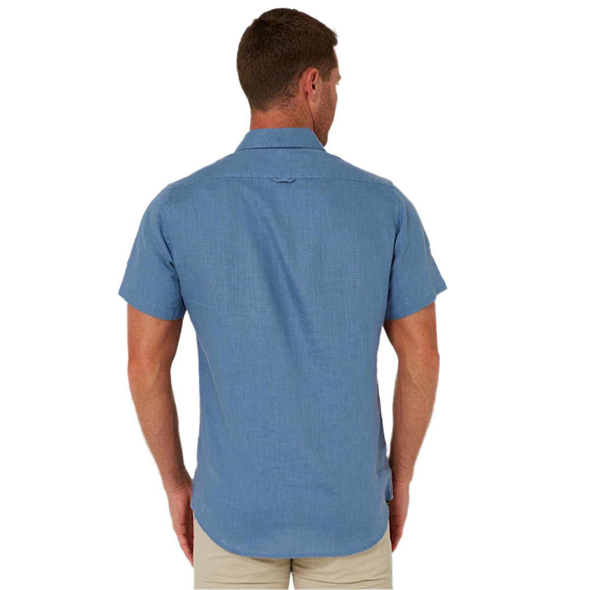 Pilbara Men’s Linen S/S Shirt - Slate