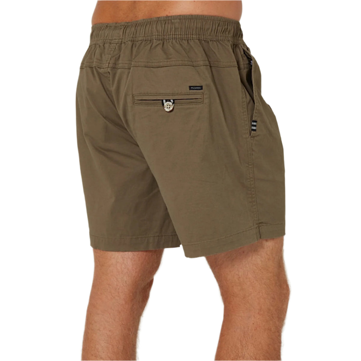Pilbara Men’s Cotton Stretch Walk Short - Pebble